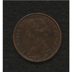 1861 New Brunswick Half Cent