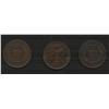 Image 2 : Lot of Three New Brunswick 1 cent 1861, 1864, 1864