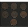 Image 2 : Lot of 7 Newfoundland One Cents