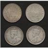 Image 2 : Lot of 4 Newfoundland Fifty Cents