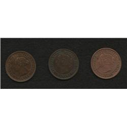 Lot of 3 One Cents