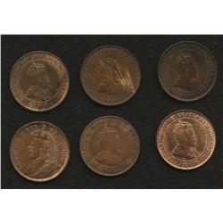 Lot of 6 One Cents