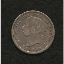 1872 H Ten Cent