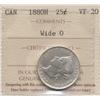 Image 1 : 1880 H Wide O Twenty Five Cent 