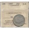Image 1 : 1887 Twenty Five Cent