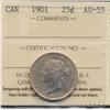 Image 1 : 1901 Twenty Five Cent