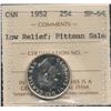 Image 1 : 1952 Twenty Five Cent