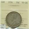 Image 1 : 1934 Fifty Cent