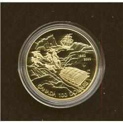 2000 $100 Gold Coin