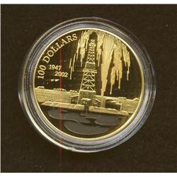 2002 $100 Gold Coin
