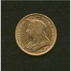 1893 Australia Gold Sovereign