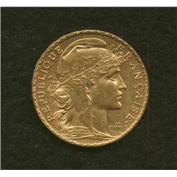 1904 France 20 Francs Gold