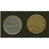 Image 1 : Lot of Two B.B. Canteen Tokens