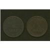 Image 1 : Lot of Two Facilitate Trade 1823 & 1833 Tokens