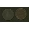 Image 2 : Lot of Two Facilitate Trade 1823 & 1833 Tokens