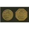 Image 2 : Lot of Two Robinson House Tokens
