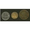 Image 2 : Lot of Three F.X. Paquet, Ottawa Tokens