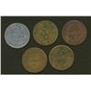Image 1 : Lot of Five C.M.B.A. Tokens