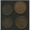 Image 1 : Lot of Four Nova Scotia Thistle Tokens