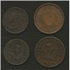 Image 2 : Lot of Four Nova Scotia Thistle Tokens