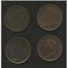 Image 1 : Lot of Four Nova Scotia Thistle Tokens