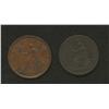 Image 1 : Lot of Two Nova Scotia Genuine British Copper Tokens