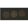 Image 1 : Lot of Three: Halfpenny 1814&1815,1820 Bust of George III 