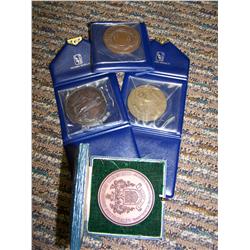 Lot of Four European Historical Medals