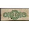 Image 2 : 1873 Jewett and Pitcher Bankers $1