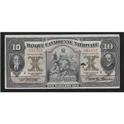 1929 Banque Canadienne Nationale $10
