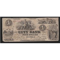 1857 City Bank $4