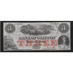 1859 Bank of Clifton $3