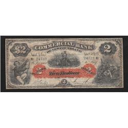 1888 Commercial Bank of Newfoundland $2