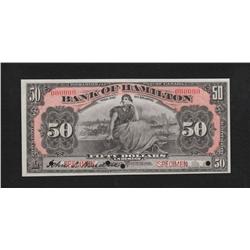 1914 Bank of Hamilton $50