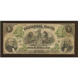 1875 Imperial Bank $4