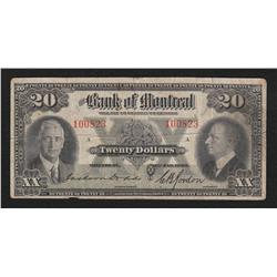 1935 Bank of Montreal $10 & $20 - Lot of 2