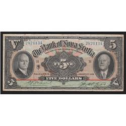1929 Bank of Nova Scotia $5