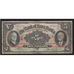 1929 Bank of Nova Scotia $5