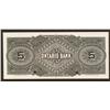 Image 2 : 1888 Ontario Bank $5 Face & Back Proofs