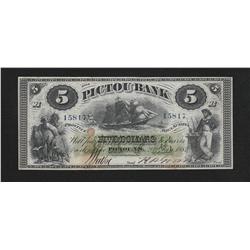 1882 Pictou Bank $5
