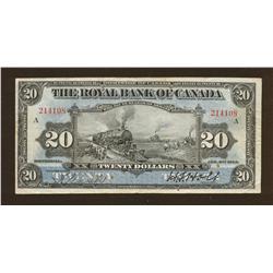 1913 Royal Bank of Canada $20