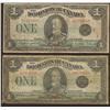 Image 2 : 1923 Dominion of Canada $1 - Lot of 4