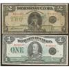 Image 1 : 1923 Dominion of Canada $1 & $2 