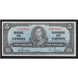 1937 Bank of Canada $5