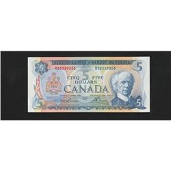 1972 Bank of Canada Test $5