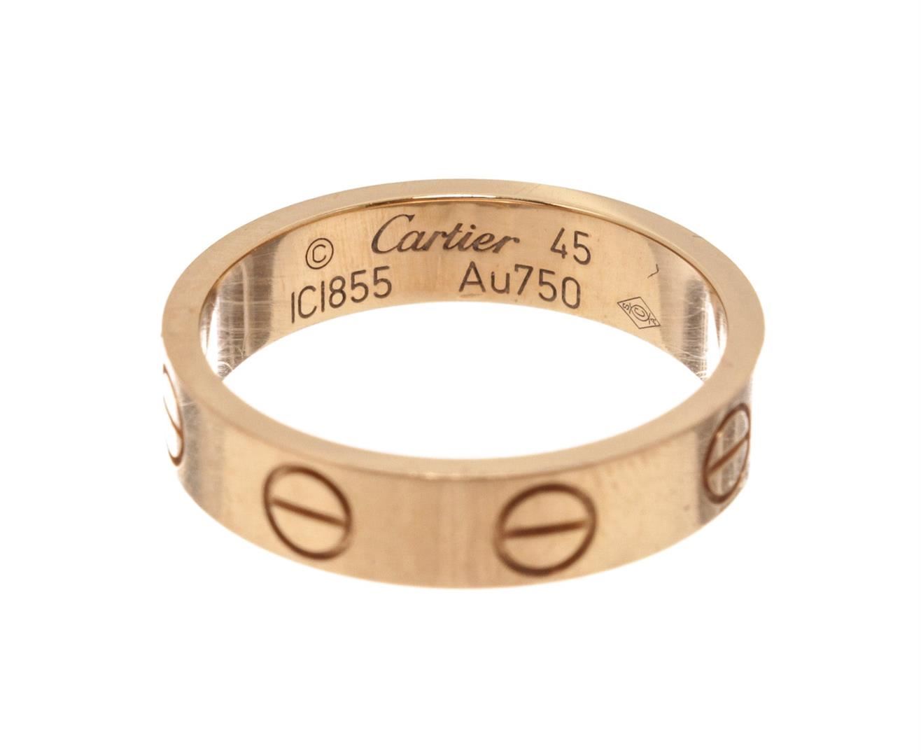 Cartier Gold Mini Love Ring
