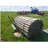 Image 2 : BUNDLE OF 84" FARM FENCE POSTS