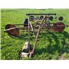 Image 5 : HAY RAKE AND VINTAGE MASSEY FERGUSON THRASHER