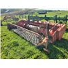 Image 2 : MASSEY FERGUSON 9001 WINDROW FORAGE HEADER PICKUP HEAD MISSING WHEELS,