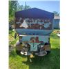 Image 5 : GREY FERTILIZER TRAILER 66"X64" BOX, WORKING ORDER UNKNOWN, *PARTS ONLY*